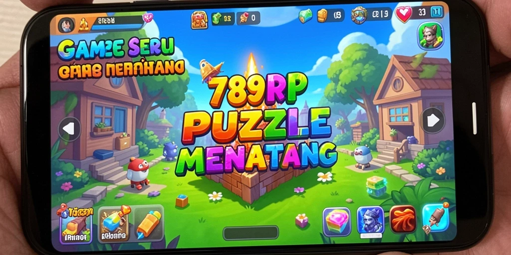 Tampilan gameplay puzzle yang menantang di 789RP.