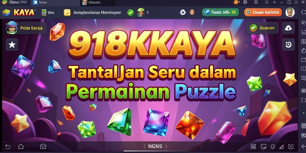 Tampilan menarik dari gameplay 918KAYA, penuh tantangan Puzzle.
