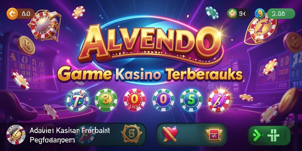 Tampilan gameplay Kasino yang mendebarkan dari ALVENDO.