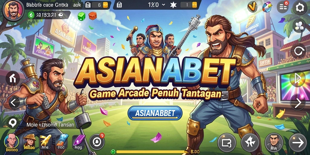 Screenshot utama ASIANABET menampilkan momen seru saat gameplay Arcade.