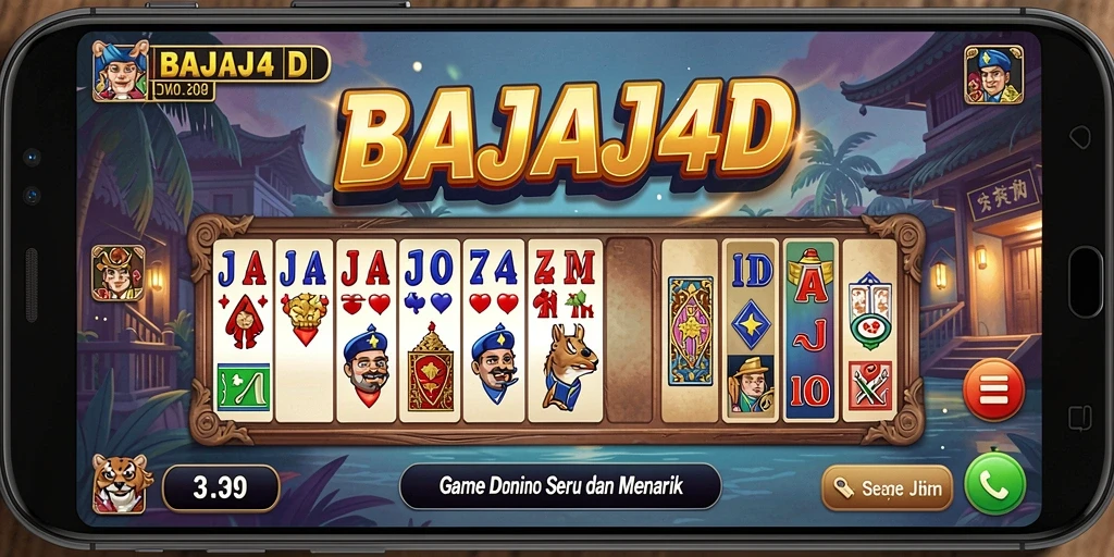Screenshot gameplay BAJAJ4D menampilkan keseruan bermain Domino.