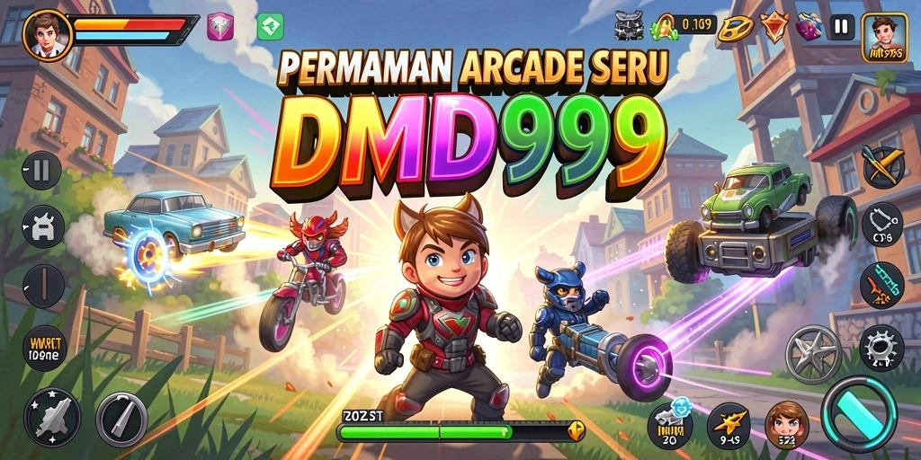 Tangkapan layar dari gameplay seru DMD999 di level yang penuh tantangan.