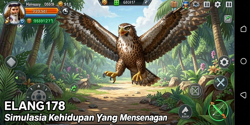 Gameplay seru ELANG178 dalam dunia simulation kehidupan.
