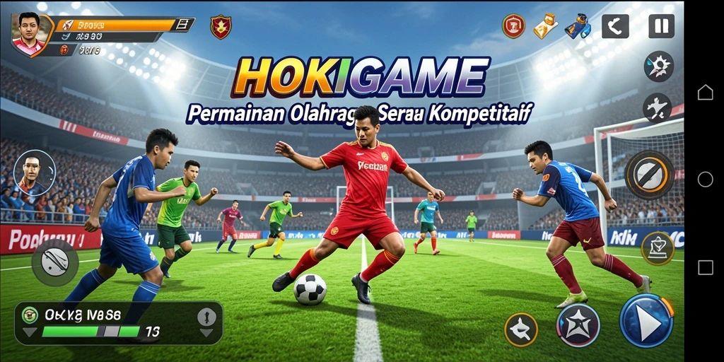 Tampilan menarik dari gameplay HOKIGAME yang penuh aksi.