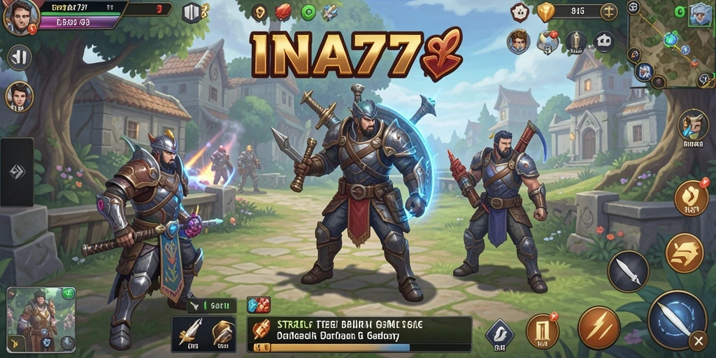 Tampilan gameplay menarik dari INA777 dalam strategi SLG.