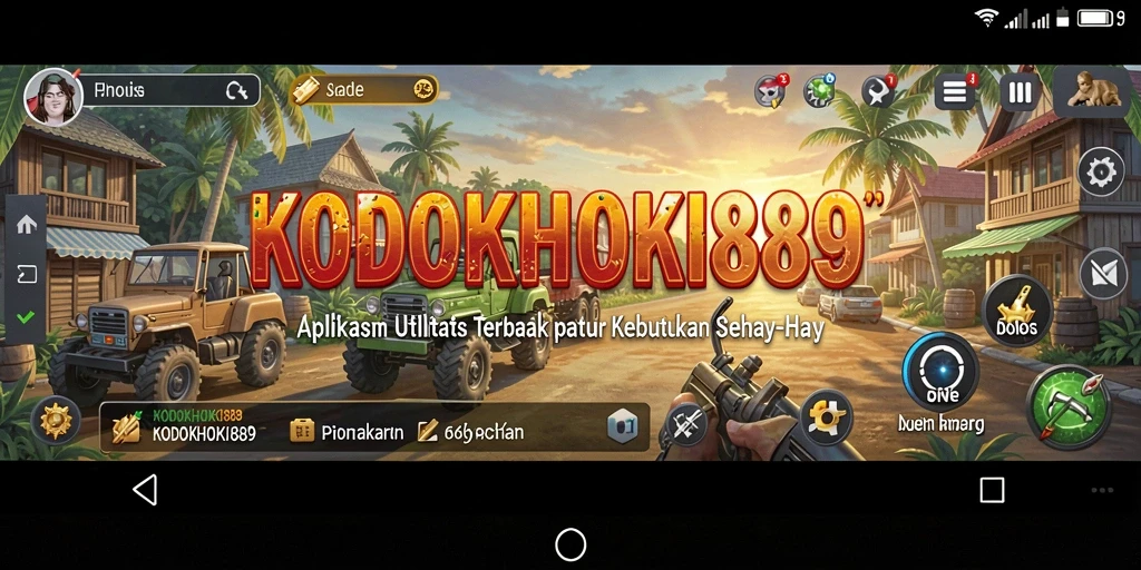 Tampilan antarmuka pengguna KODOKHOKI889 yang intuitif dan fungsional.