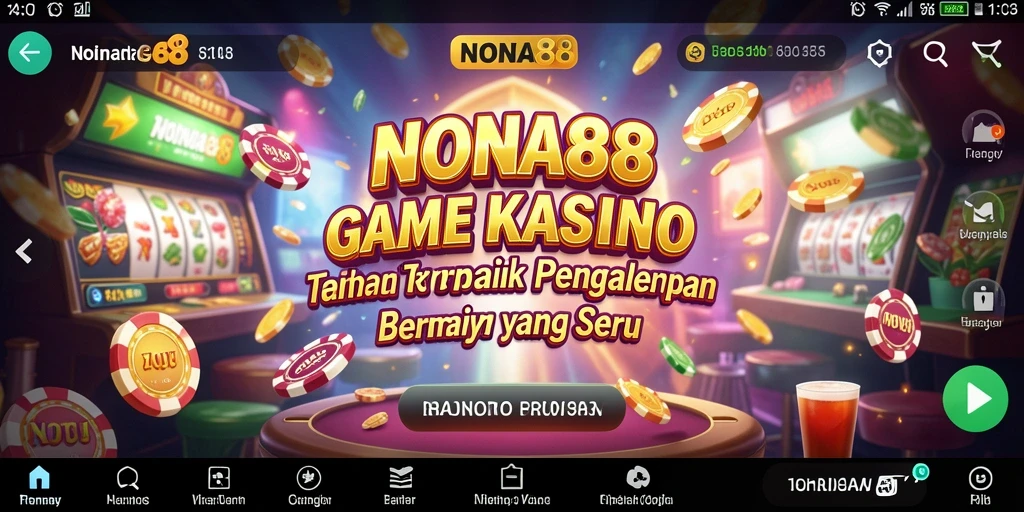 Tampilan permainan NONA88 dengan grafis Kasino yang memikat.