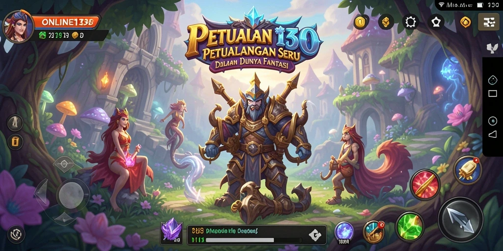 Screenshot gameplay petualangan yang menakjubkan dari ONLINE138.
