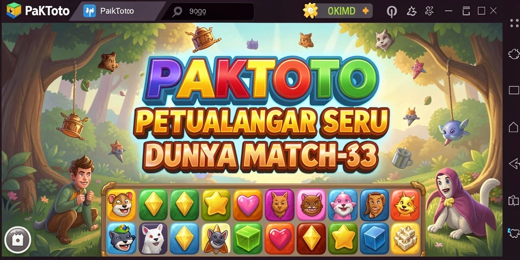 Tampilan gameplay PAKTOTO yang menarik dan penuh warna.