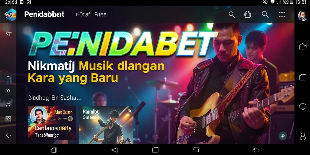 Tangkapan layar gameplay PENIDABET dengan tantangan musik yang menarik.