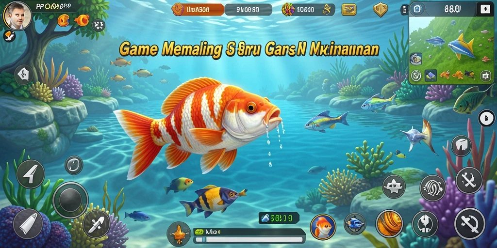 Tampilan gameplay POA88 yang menampilkan aksi memancing yang mendebarkan.