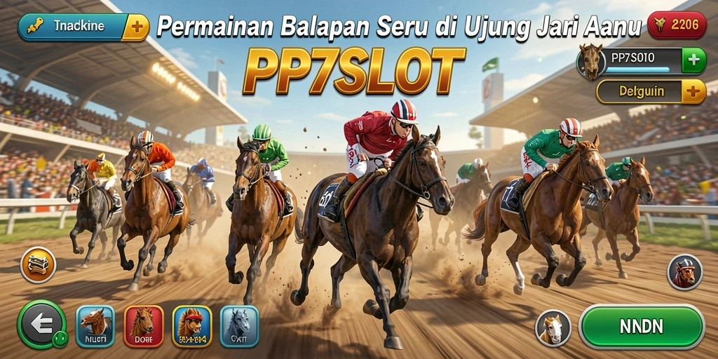Gameplay balapan seru dan mendebarkan di PP7SLOT.