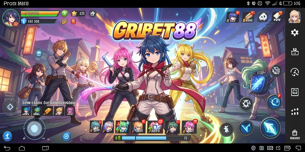 Screenshot gameplay PROBET88 menampilkan aksi karakter Anime yang mendebarkan.
