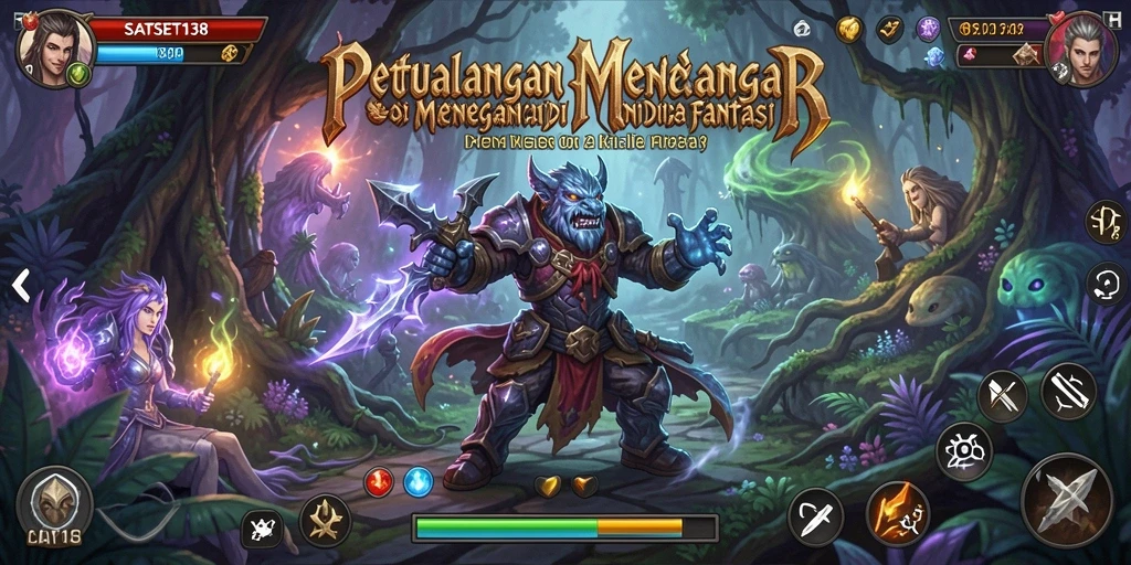 Gameplay menarik di dunia fantasi yang menegangkan.