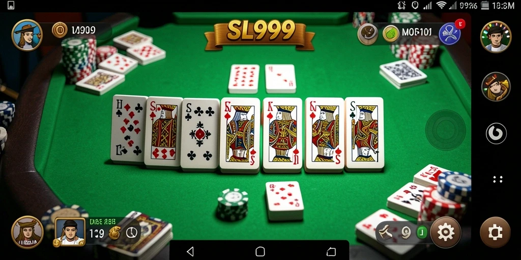 Screenshot gameplay SL999 menampilkan momen seru bermain Domino.