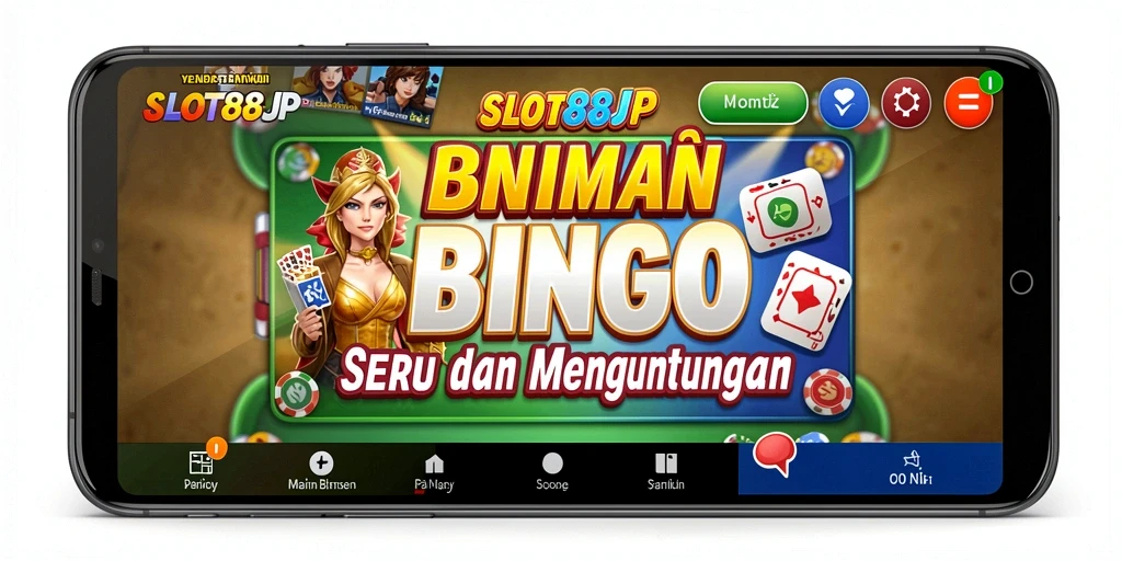 Tampilan gameplay Bingo yang seru dan mengasyikkan di SLOT88JP.