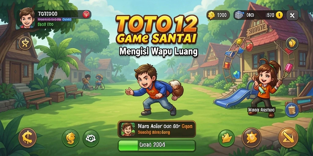 Tampilan gameplay TOTO12 yang penuh warna dan menyenangkan.