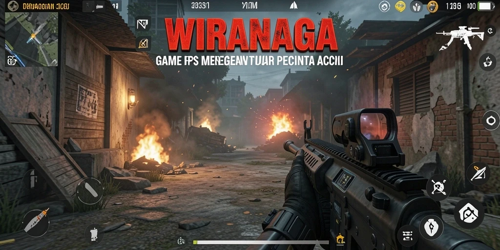 Tampilan menarik dari gameplay intens WIRANAGA.